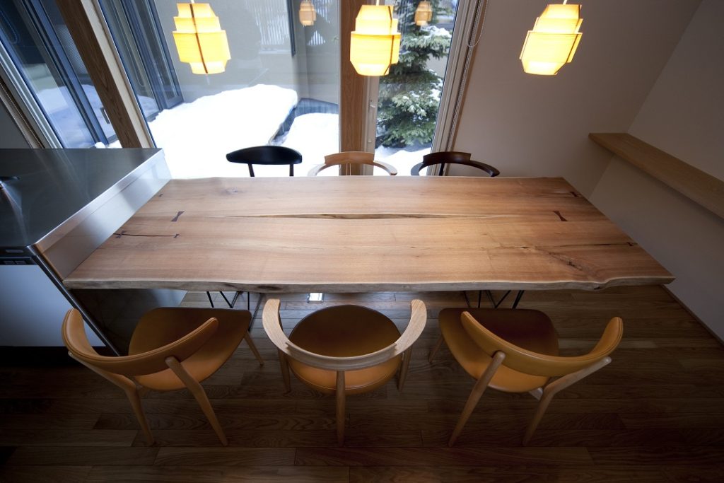 ダイニングテーブルと椅子の高さについて 澪工房【MIO KOBO】札幌でオーダー家具・インテリアの設計・製造