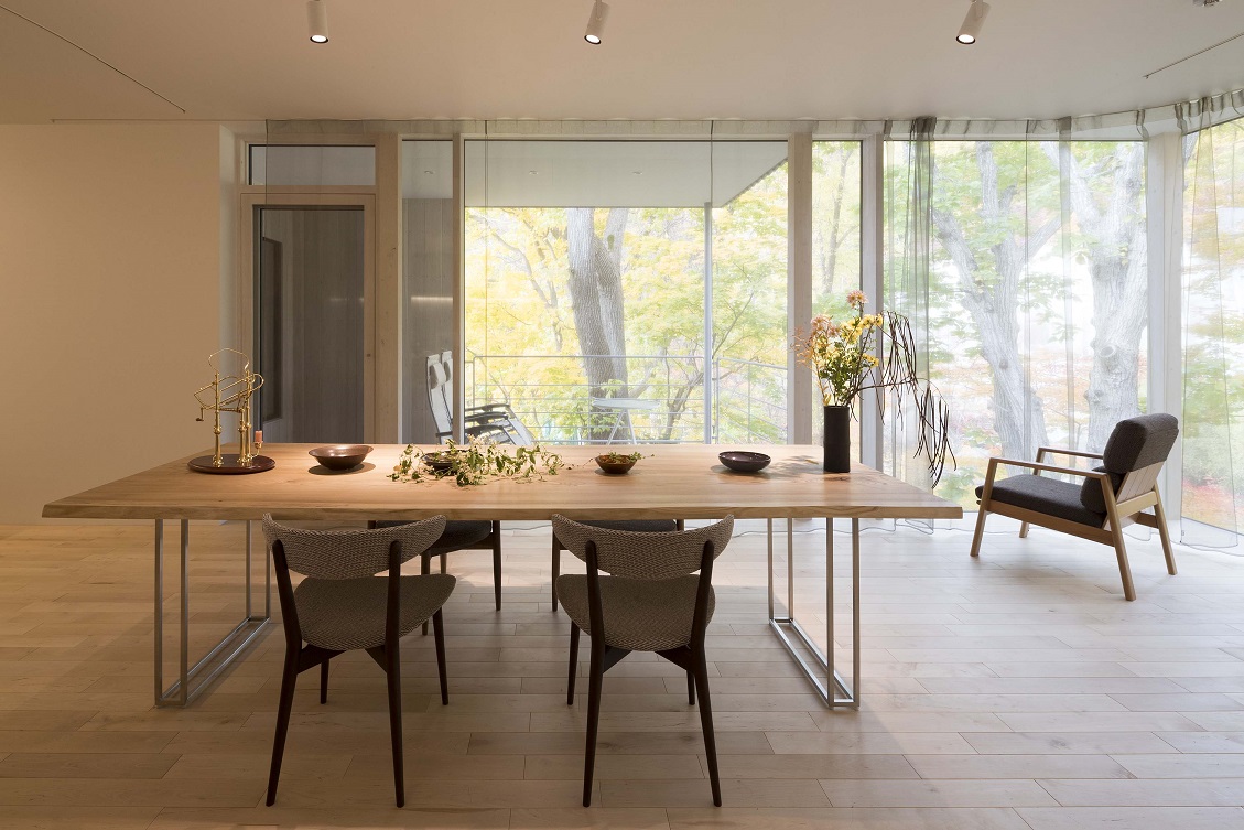 オーダーダイニングテーブル11 澪工房 Mio Kobo 札幌でオーダー家具 インテリアの設計 製造