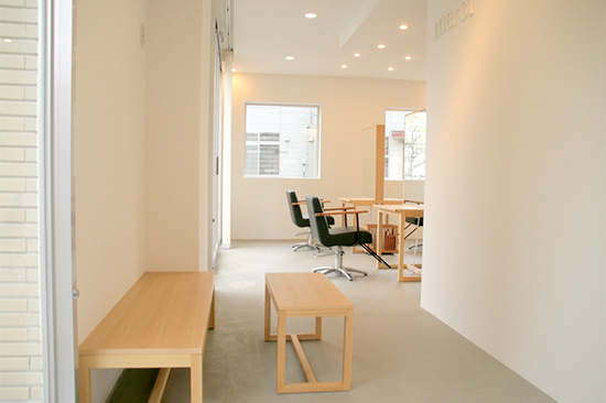 ケース 美容室 澪工房 Mio Kobo 札幌でオーダー家具 インテリアの設計 製造