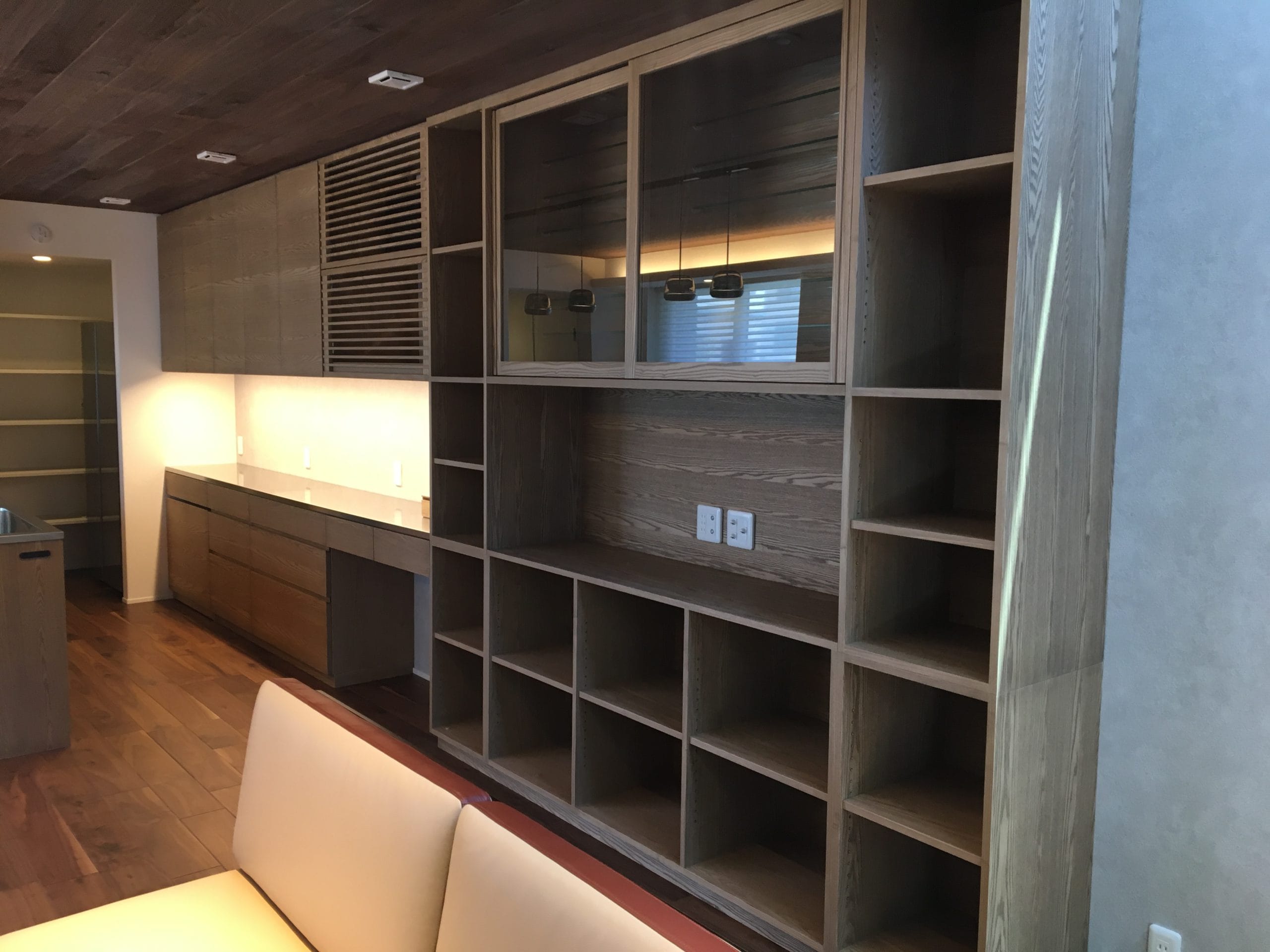 キッチン背面収納 澪工房 Mio Kobo 札幌でオーダー家具 インテリアの設計 製造